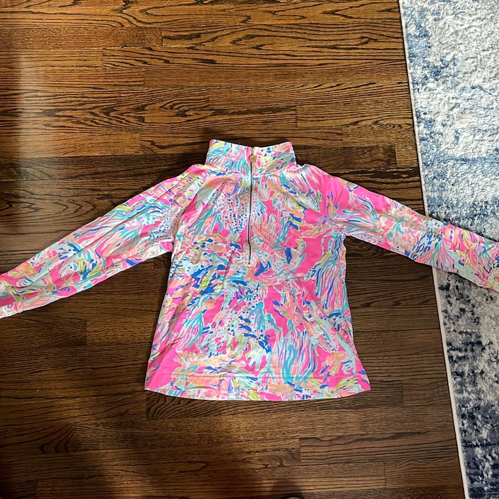 Lily Pulitzer Quarter Zip with Pockets!